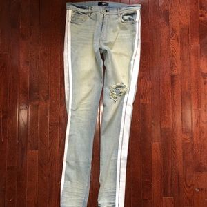 Amiri track Jean Light indigo